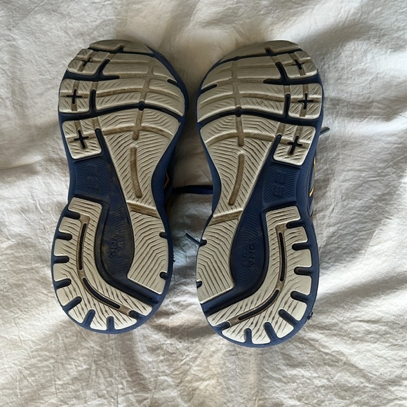 Brooks Adrenaline GTS 23 Grey Crown Blue Orange Running Shoe Men's Size 10 - Picture 4 of 7